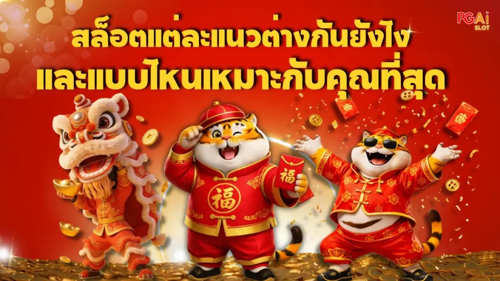 สล็อตแต่ละแนวต่างกันยังไง และแบบไหนเหมาะกับคุณที่สุด