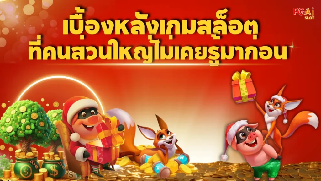 เบื้องหลังเกมสล็อต ที่คนส่วนใหญ่ไม่เคยรู้มาก่อน