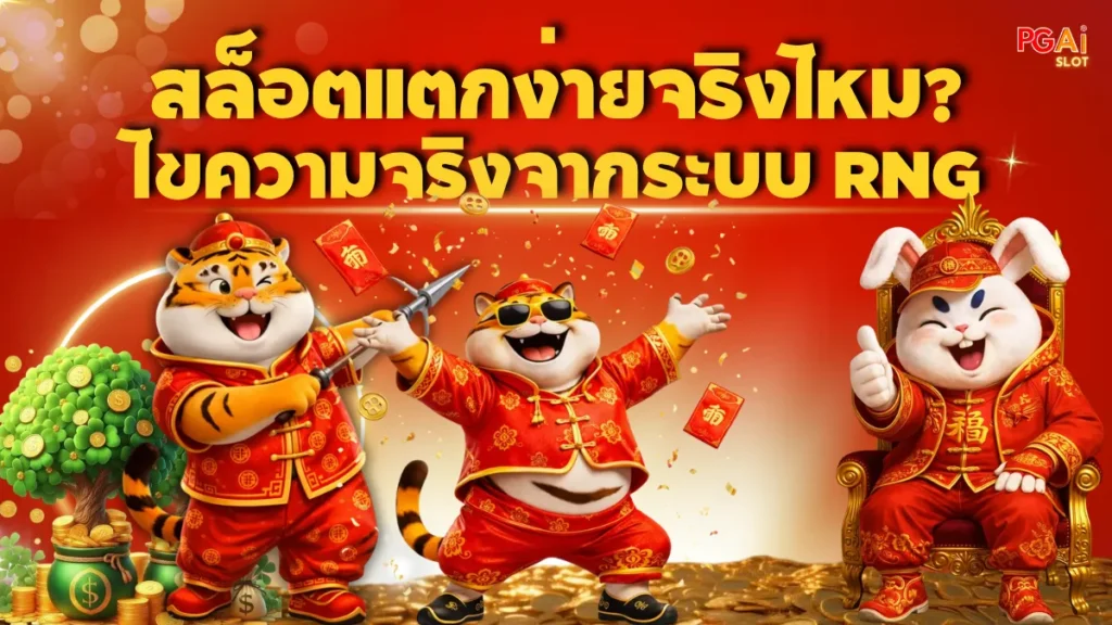สล็อตแตกง่ายจริงไหม? ไขความจริงจากระบบ RNG