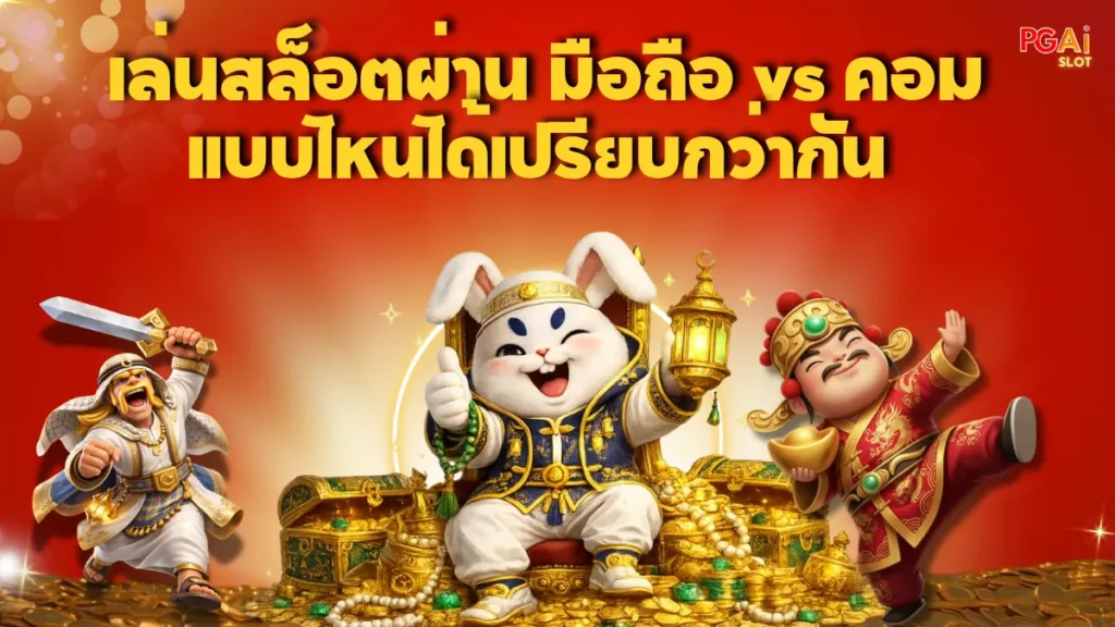 เล่นสล็อตผ่านมือถือ vs คอม แบบไหนได้เปรียบกว่ากัน